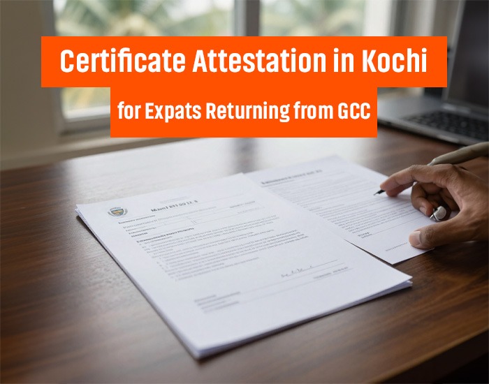 Certificate Attestation in Kochi for expats returning from GCC countries