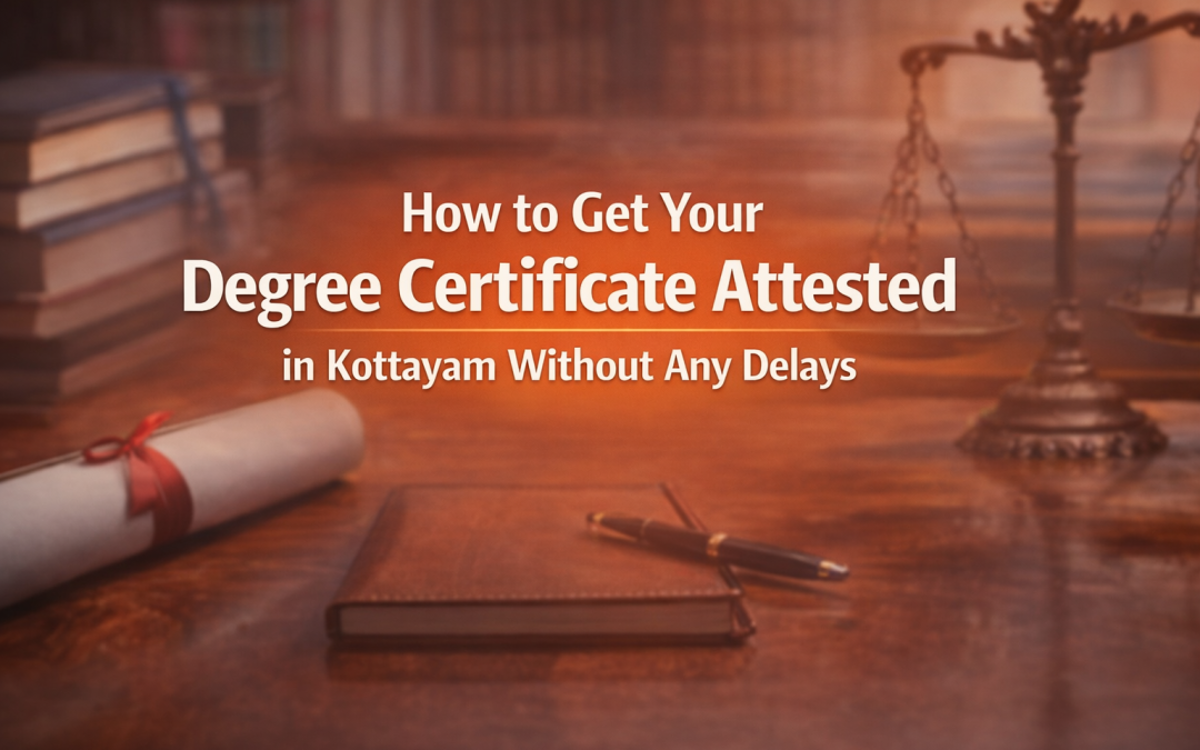 How to Get Your Degree Certificate Attested in Kottayam Without Any Delays
