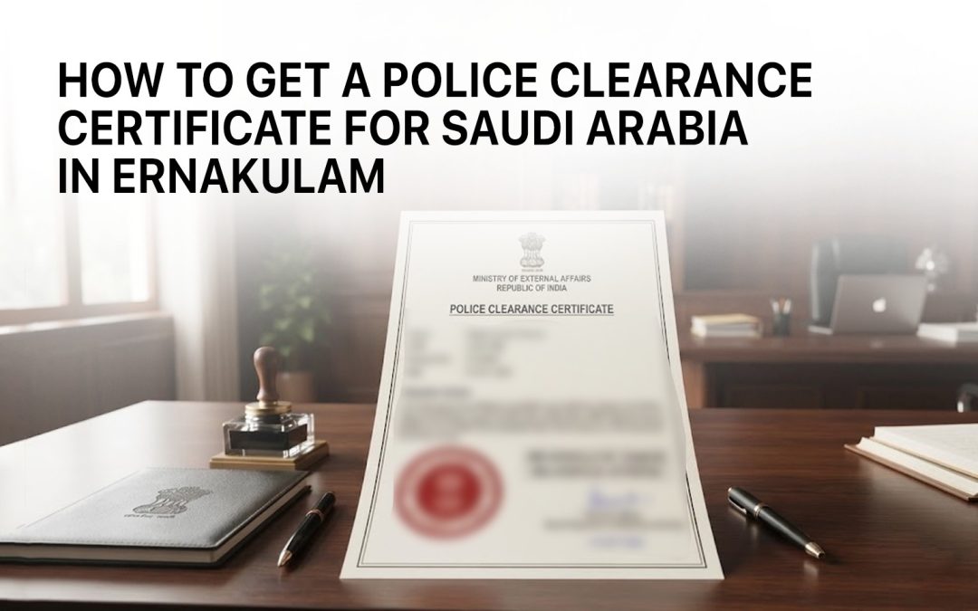 How to Get a Police Clearance Certificate for Saudi Arabia in Ernakulam